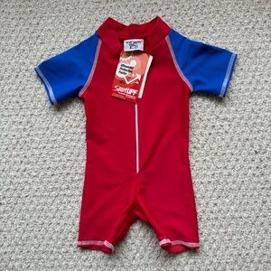 Flap Happy Boys Swim One Piece Rash Guard size 18 months
